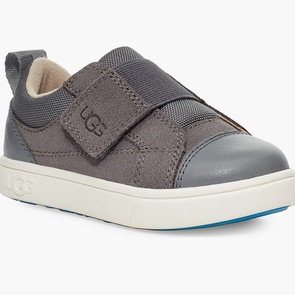 UGG Kids Rennon Gray Charcoal and Cream Sneakers size 10